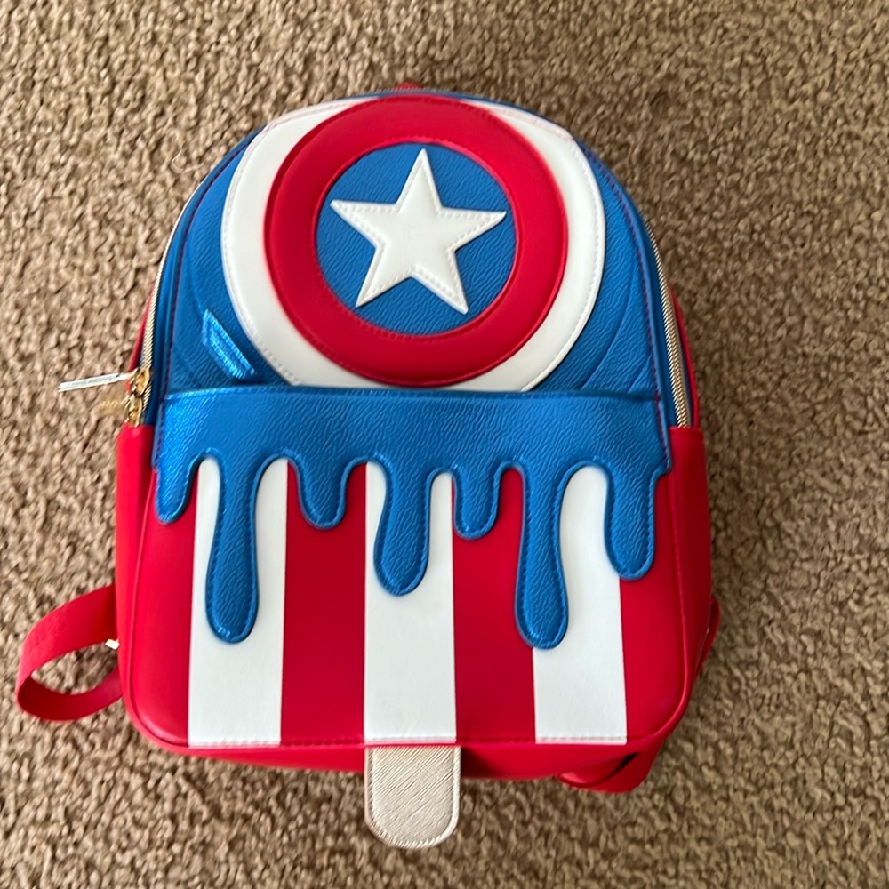 Danielle Nicole Captain America mini backpack